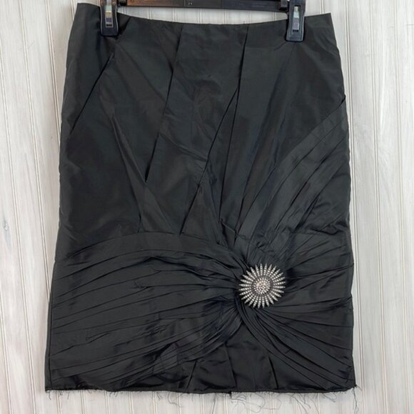 NWT CALVIN KLEIN 205W39ST SILK PLEATED SKIRT 205w 39th st - Picture 1 of 5